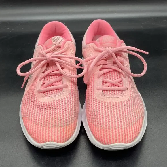 Nike revolution 4 sneaker girls size 7Y 943306-600 pink running athletic - Picture 3 of 7